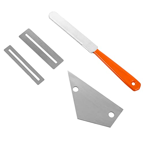 Alasum ギターブリッジサドルナットファイル ステンレス製 フレットボードプロテクター付き定規 アコースティックギター用修理ツール