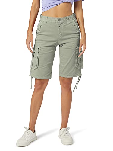 Aeslech Damen Cargo Shorts mit mehreren Taschen, lässige Bermuda-Hike-Shorts, 38