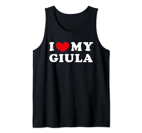 I Love My Giula, Amo a mi Giula Camiseta sin Mangas