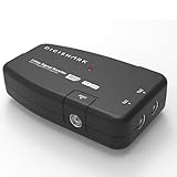 DigiShark 2 Way TV Aerial Signal Booster&Splitter Amplifier, Improves Picture Quality&Channel Reception, IR Bypass Compatible, Built-In 4G/5G LTE Filter, Freeview HD UHF Ch 21-60, 4K, FM&DAB