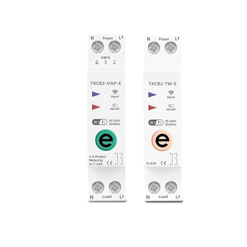 Disjoncteur intelligent 1P+N 40A sans comptage rail DIN pour tableau