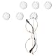 Mabor Brillenhalter Wand,6 Stück Sonnenbrillen Aufbewahrung Wandhalterung Selbstklebender Sonnenbrillenhalter zum Aufhängen an der Wand für Sonnenbrillen Wandorganizer Brillen Wandhalter