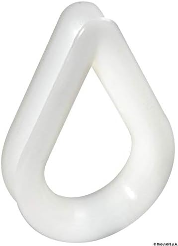 Kausche, weißes Nylon Ø 22 mm