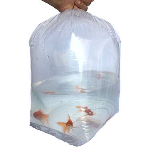UPKOCH 10 pçs sacos de peixe de plástico à prova de vazamento sacos de transporte para peixes vivos