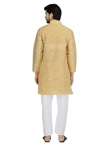 Image of Men's Khadie Cotton Relaxed Straight Kurta