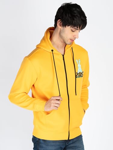 Image of Status Quo Mens Printed Round Neck Hooded Sweatshirt