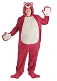 Plus Size Disney & Pixar Toy Story 3 Lotso Costume for Adults - Jumpsuit, Mitts & Shoe Covers - Strawberry Scented 3X