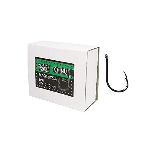 Anzol Chinu Nº 9 Black Nickel Marine Sports - 100 Peças