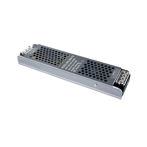 Alimentation électrique 12V 5A transformateur noir à large tension constante