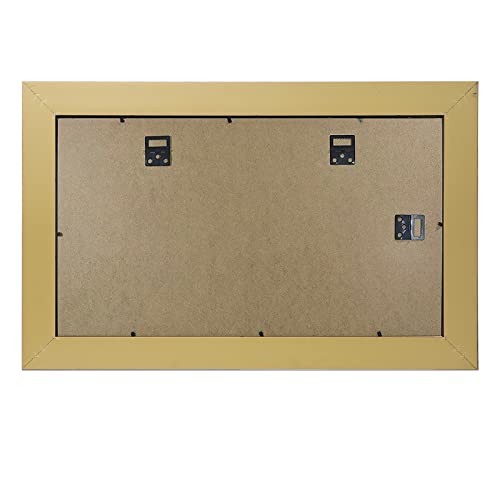 Auear, Diploma Frame For 8.5X11 Certificates Document And 5X7 Graduation Pictures With Black Over Gold Double Mat, Real Glass College Degree Frame For Wall Mounted (Brown) #TOP6