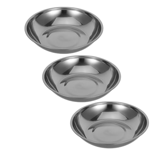 FIXOSHEE Bandeja para Báscula Electrónica de Plataforma 3 Piezas 25 CM Recipiente Reutilizable para Pesar Ingredientes en Cocina Profesional