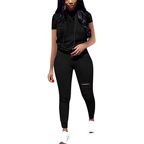 Image of Nimsruc Workout Sets For Women 2 Piece Outfits Sexy Summer Sweatsuits Jogging Suits Casual Bodycon Tracksuits