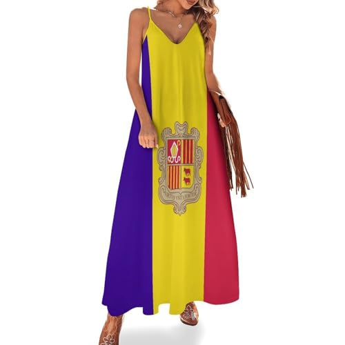 Robe longue femme boho pour la plage et vos vacances d'été en look andorran fluide
