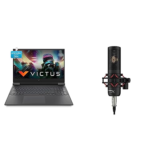Image of HP Victus Gaming Laptop 11th Gen Intel Core i5-11400H16.1 inch(40.9 cm) FHD IPS Gaming Laptop & HyperX ProCast - Large Diaphragm Condenser Mic (699Z0AA)