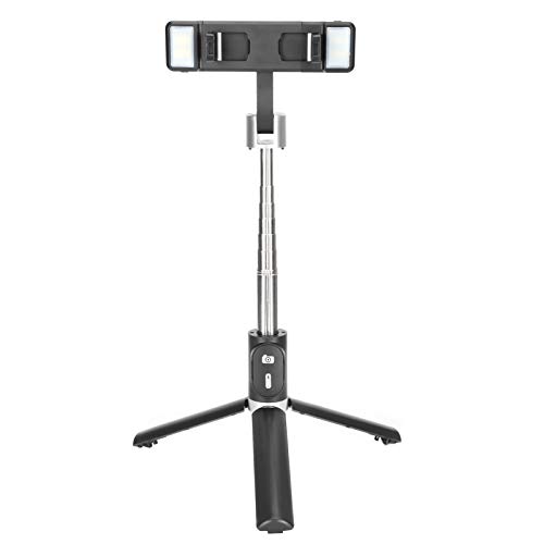 Lazmin112 Handy-Stativ, Mini-Wireless- -Selfie-Stick mit leichtem, tragbarem, drahtlosem Fernauslöser-Stativ für Live…