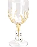 Matériau : verre FIESTAS GUIRCA GUI19758 - Verre Squelette de 18 cm