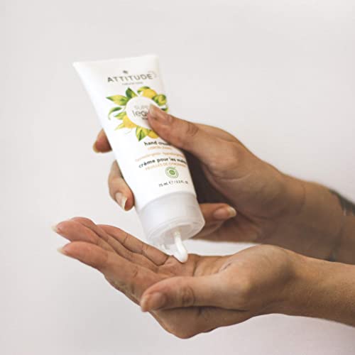 Attitude Hand Cream, Ewg Verified, Plant And Mineral-Based Ingredients, Vegan And Cruelty-Free Beauty And Moisturizer Products, Lemon Leaves, 2.5 Fl Oz #TOP2