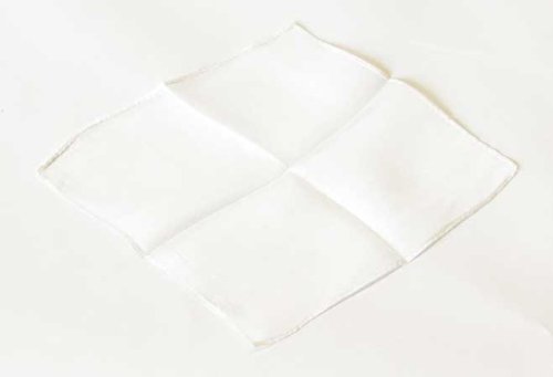 Preisvergleich Produktbild Seidenschal (45 x 45 cm) - Weiß