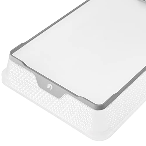 keeeper Stapelkorb, Rutschfest, DIN A4, 36 x 26,5 x 7 cm, Jonas, Nordic Grey