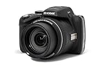 KODAK Pixpro AZ528 - Fotocamera Bridge Digitale 16 Megapixel, Zoom Ottico 52X, Stabilizzazione Ottica, Schermo LCD 3 pollici, Video Full HD 1080p, Batteria Li-ion - Nero