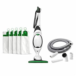 DONNARIX Aspirapolvere Folletto VK150 Nuovo con HD50 + 6 Sacchetti COMPATIBILI + Tubi Con Vari Accessori - Filtro Alta Capacità, Silenzioso, Casa Pulita e Aria Sana