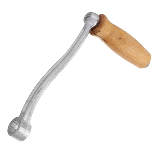UKCOCO Mango de molino empuñadura rectificadora multifuncional picadora de carne equipo de procesamiento de carne amoladora de alimentos de madera Silver