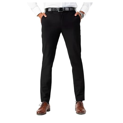The Pant Project Luxury Pv Lycra Stretchable Black Formal Pants For Men | Stylish Slim Fit Men's Wear Trousers Office Or Party Mens Fashion Dress Trouser