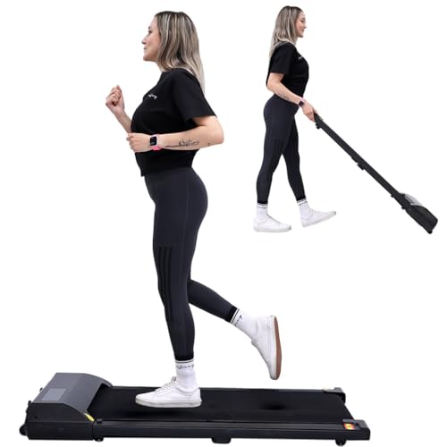 Caminadora portátil compacta MotionGrey para oficina y hogar