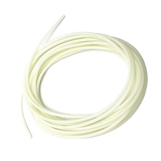 XMHF Fishing Angling Luminous Tube Line Deep Sea Fishing Soft Plastic Glow Tubing Attract Fish 3.8M Light Yellow
