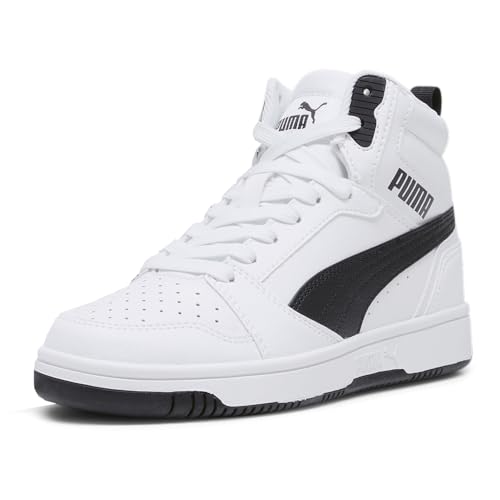 PUMA Kids Boys Rebound V6 Mid High Sneakers Shoes Casual - White - Size 4.5 M2