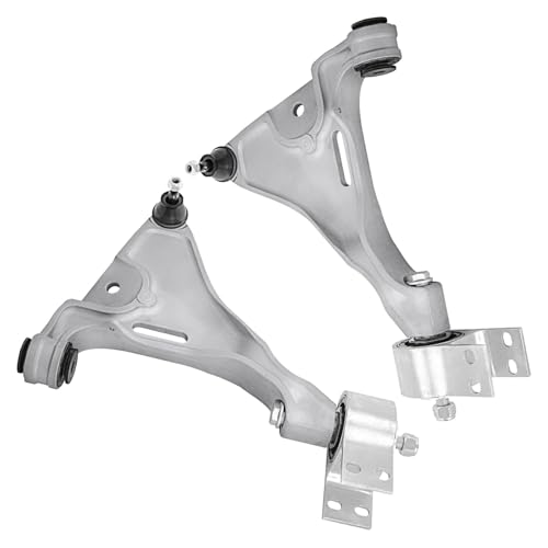Image of Detroit Axle - Front 6pc Control Arms Kit for 06-11 Buick Lucerne Cadillac DTS, 2 Lower Control Arms w /Ball Joints 2 Outer Tie Rods 2 Sway Bars 2006 2007 2008 2009 2010 2011 Replacement