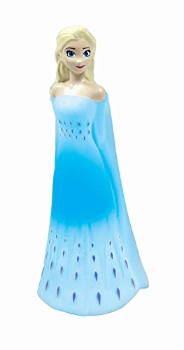 Lexibook Frozen 2 - La Reine des Neiges Veilleuse de Poche LED pour chambre d'enfants, changement de couleurs, lumière douce, à piles, Blanche, NLJ01FZ1