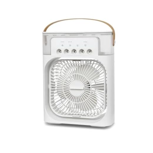 Mini Ar Condicionado Climatizador Umidificador Portátil USB (Branco)