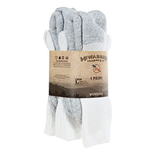 4pk Working Crew Sock