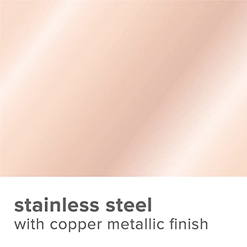 True Barware Set, Cocktail Shaker, Jigger, Muddler Barspoon, And Howthorne Strainer, Prefect Craft Cocktail Mixing Kit, Bar Accessories And Gift, Stainless Steel, 4-Piece Set, Copper #TOP3