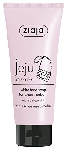 Ziaja Jeju Jabón Facial 75Ml, Blanco