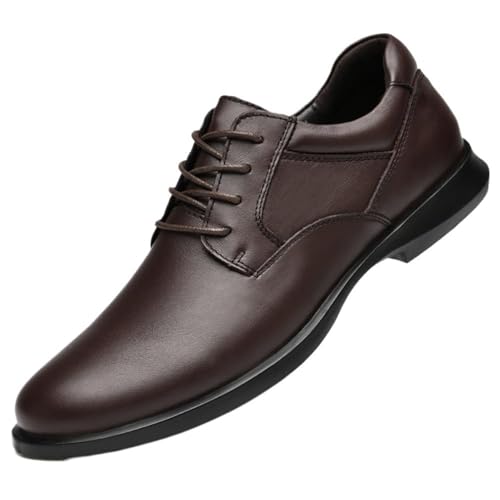 Men's Luxury Patent Leather Dress Shoes Lace Up Oxford Business Formal Footwear