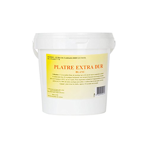 Plâtre alpha aspect porcelaine 20 kg pour moulage de haute précision