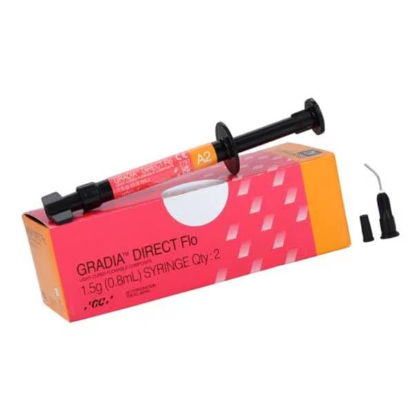 GC 002279 Gradia Direct Flo Flowable Composite Restorative Syringe A2 1.5 Gm