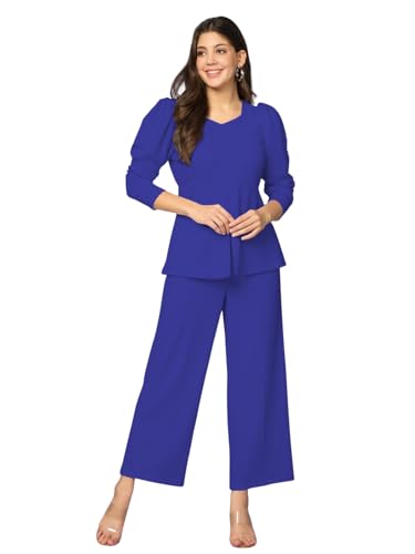 Image of Leriya Fashion Co-ord Set for Women Stylish Lycra Cotton | Western Summer Dress for Woman | Trendy Summer Casual Travel Outfit | A Line Dresses for Women | Western Stylish Midi Party Dress Outfits