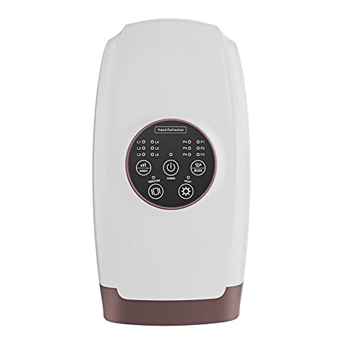 Bulaned Massageador de mão elétrico sem fio Shiatsu Massageador de mão com aquecimento de ar, compressão, 6 níveis, ponto de pressão, 6 modos para mãos, artrite, dor, dor, dedo, entorpecimento  