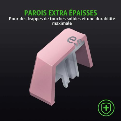 Razer PBT Keycap Set for Gaming Keyboard Kit de Mise à Niveau des Capuchons de Touches pour claviers mécaniques et optiques compatibilité avec Le rétroéclairage matériau PBT supérieur - vue 4