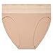 Warner's Women's No Pinches No Problem Cotton Lace Hi-Cut Panty, Rich Black, Medium