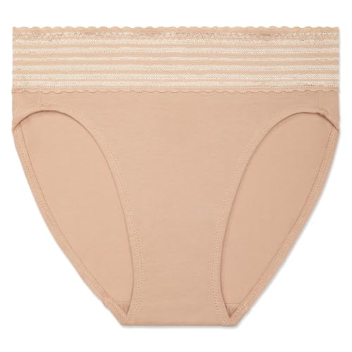 Image of Warner's womens Warners No Pinching No Problems Dig-free Comfort Waist With Lace Cotton Hi-cut Rt2091p