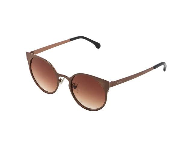 KOMONO Lulu Steel Pale Copper Unisex Cat-eye Stainless Steel 304L Sunglasses for Men and Women with UV Protection and Scratch-Resistant Lenses - Image 2