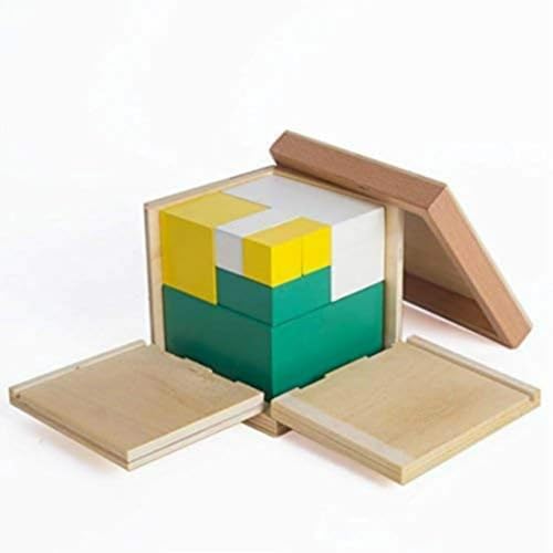 Image of Montessori Baby Math Toys Power 2 Cube Training Early Educational Preschool Training Kid Math Learn Toys Brinquedos Hobbies Math