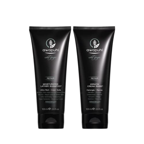 Awapuhi Wild Ginger Paul Mitchell Moisturizing Repair Shampoo And Conditioner Duo, 3.4 Fl. Oz. #TOP16