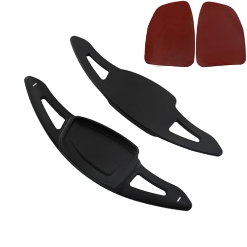 Compatible With RS3 RS4 RS5 RS6 RS7 For Sportback RS For E-tron GT 2022 2023 対応 ステアリングホイール シフトパドル エクステンション アクセサリー(Style 2 Red)