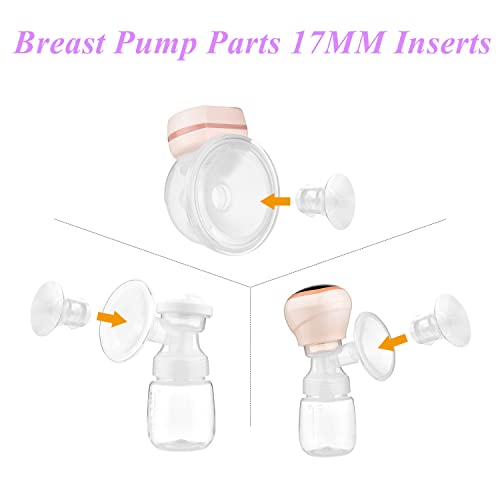 Inserciones de flange 17mm para extractor de leche miniatura 6