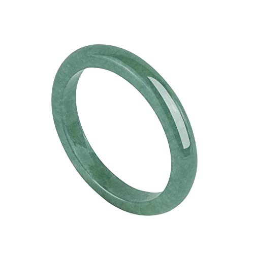 Natural Ring for Women,Good Luck Jewelry Natural Green Ring for Women with Gift Box (Green, 10)